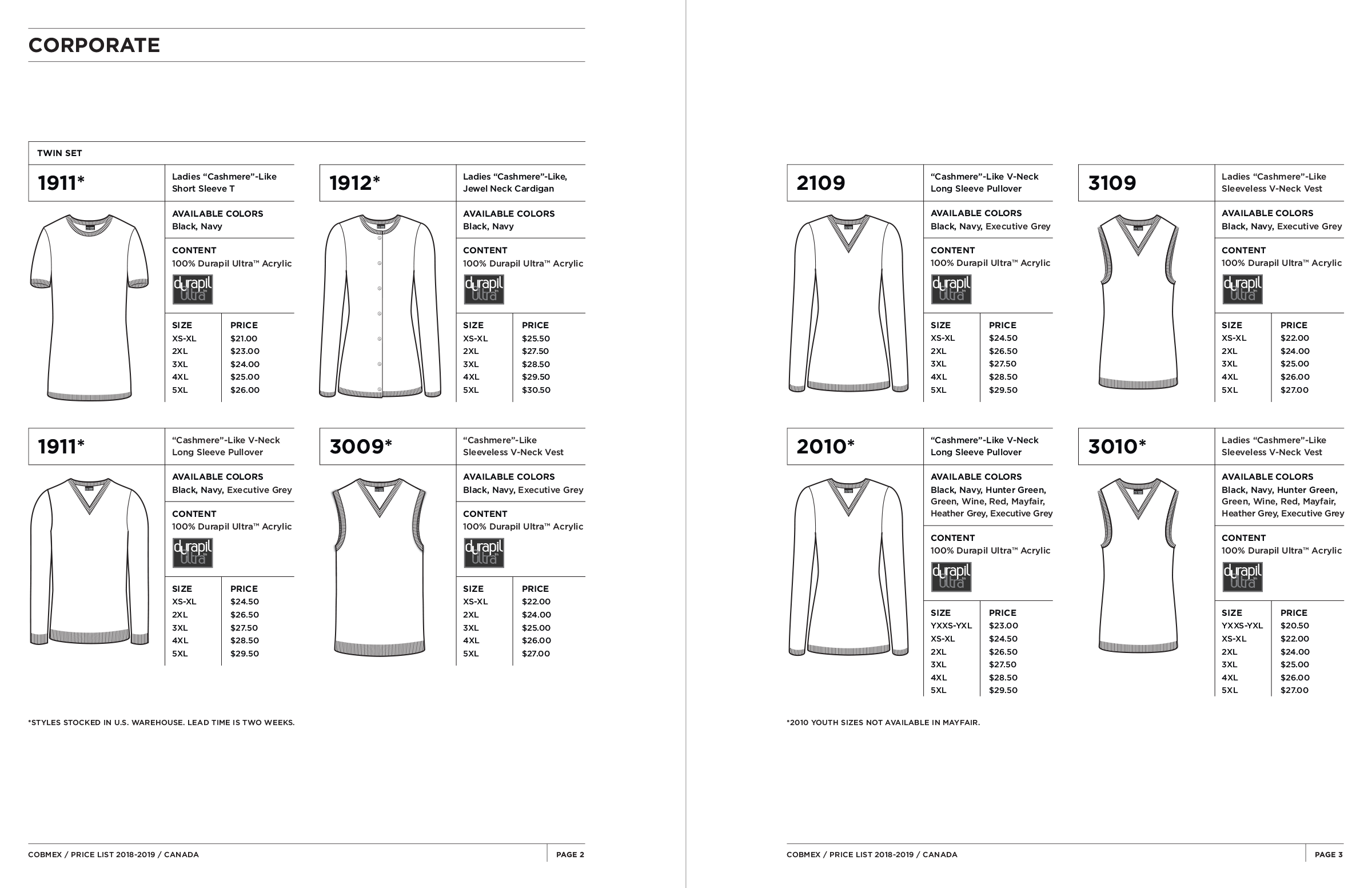 Price List Design Layout 01.04.2018 4